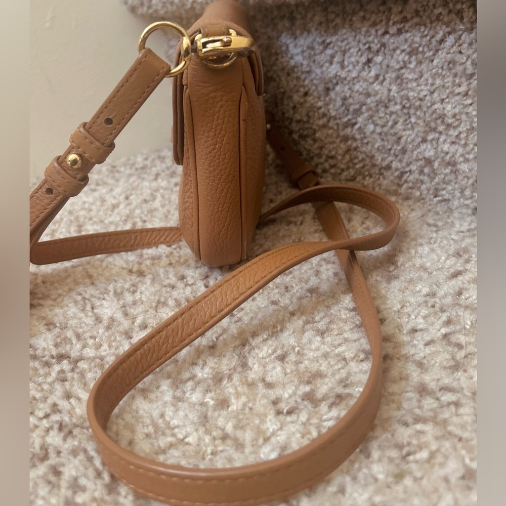 Tory Burch camel brown Leather Crossbody Bag - Picture 9 of 11